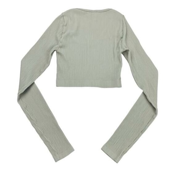 Aritzia Babaton Balsam Seamless Ribbed Long Sleeve Top XS - Picture 4 of 4